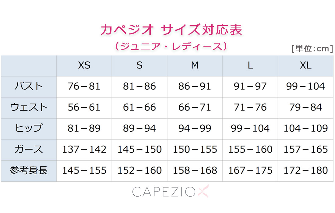 カペジオサイズ表