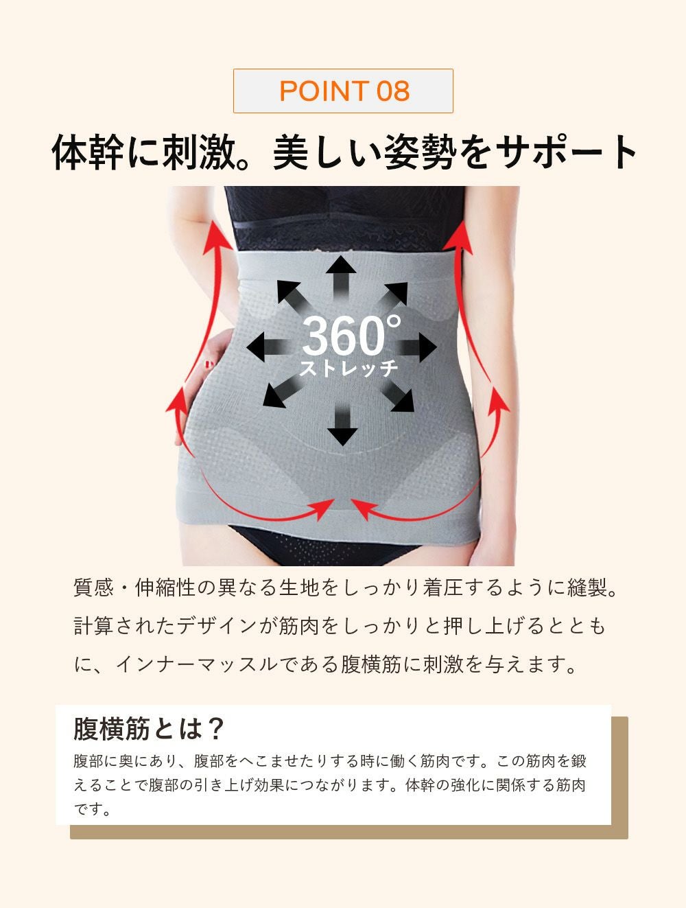 加圧ヒートウエストシェイパーZUMB0439