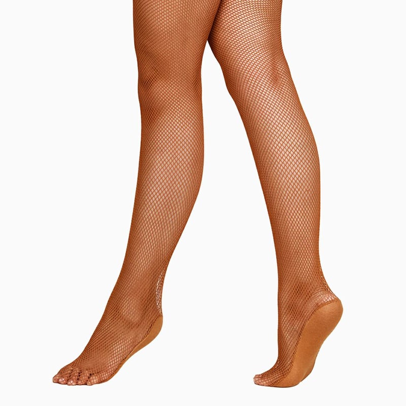 足裏パッド付網タイツZD2204
