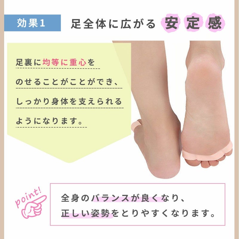 シリコン足指ストレッチャーZCA-FINGER3