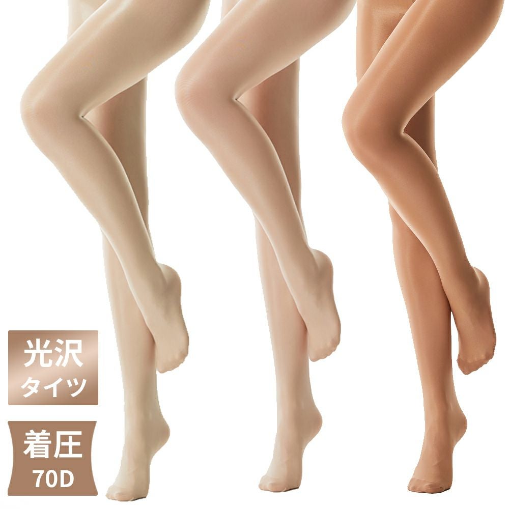 ZUMダンスタイツ 70デニール・フルトウタイプ（シャイニー） ジュニア