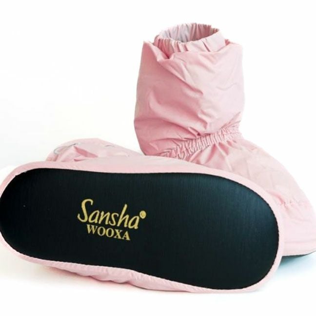 サンシャSanshaバレエウォームブーツウォームアップブーツブーティーショートWOOXトゥシューズカバー室内履き楽天