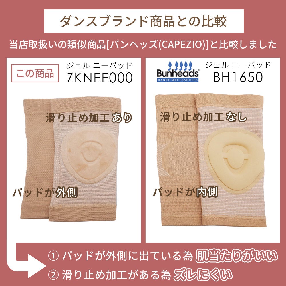 膝サポーター ZCA-KNEEPAD2175サイズ表