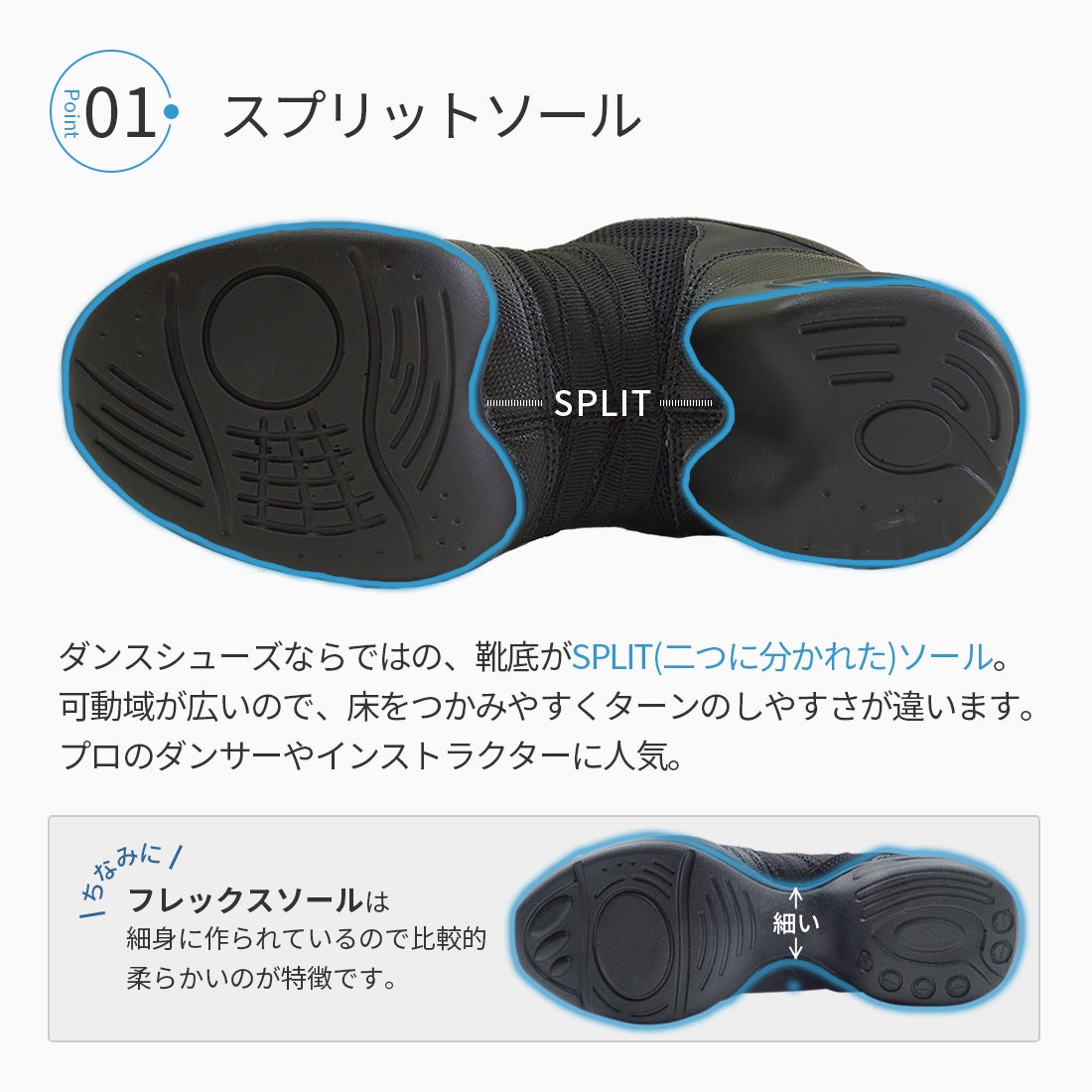 ダンススニーカーダンススニーカーダンスシューズZUM(スム)ZDS118-DXスプリットソール